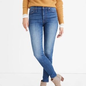 Madewell 9" Mid Rise Skinny Jeans in Pendale Wash - Size 28
